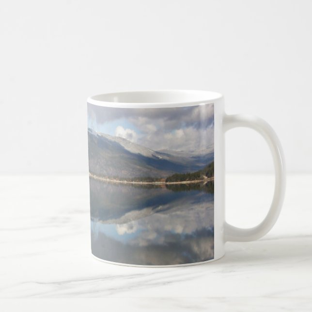 Gebirgsreflexionen Kaffeetasse (Rechts)