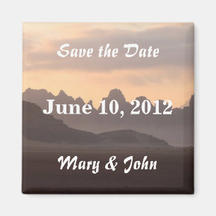 GebirgsSave the Date Magnet
