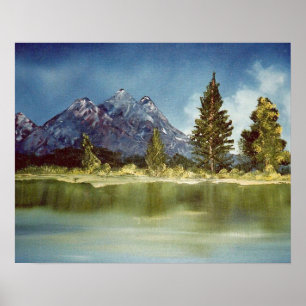 Gebirgssee Print Poster