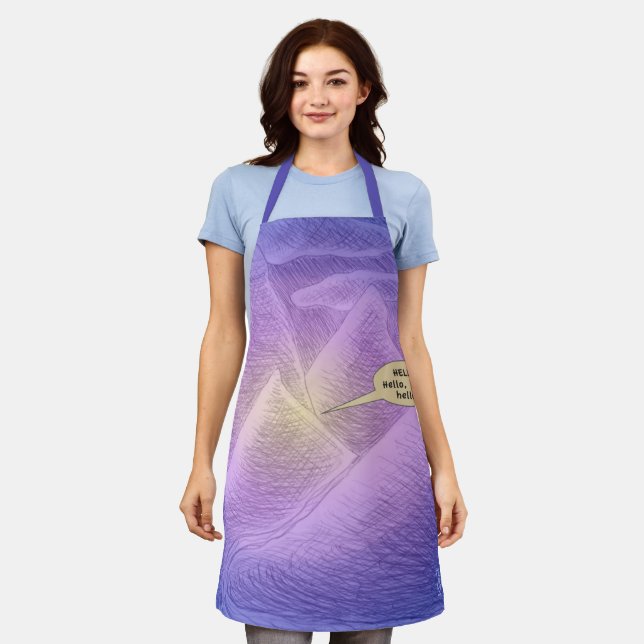 Gebirgstraum Schürze (Getragen)