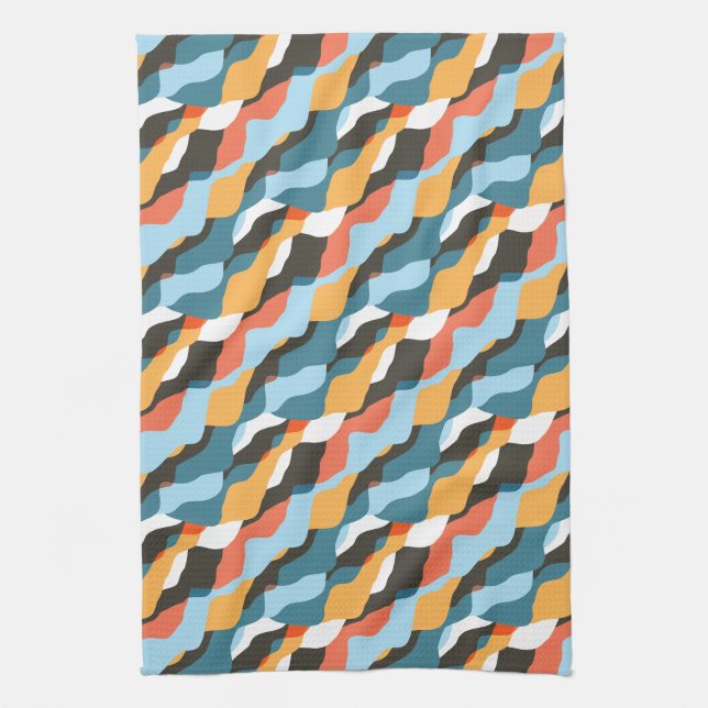 Gebirgswellen Geschirrtuch (Vertikal)
