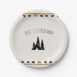 Gebirgswilder Party-PapierTeller Pappteller