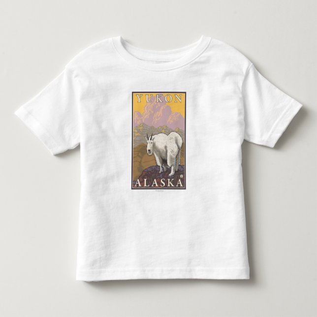 Gebirgsziege - Yukon, Alaska Kleinkind T-shirt (Vorderseite)