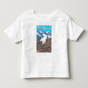 Gebirgsziegen-Szene - WestYellowstone, M.Ü. Kleinkind T-shirt