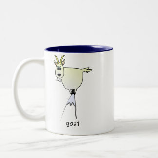 Gebirgsziegen-Tasse Zweifarbige Tasse