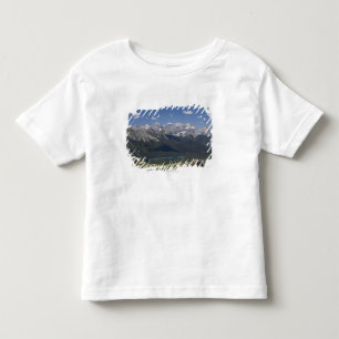 Gebirgszug und See von auf einem Berg Kleinkind T-shirt