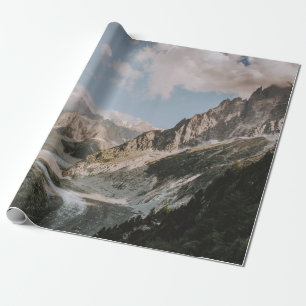 GEBIRGSZÜGE GESCHENKPAPIER
