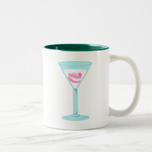 Gebiss-falsche Zähne Martini Zweifarbige Tasse