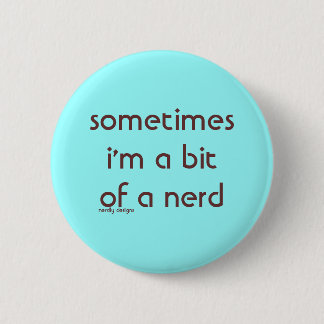 gebissen von einem Nerdknopf Button