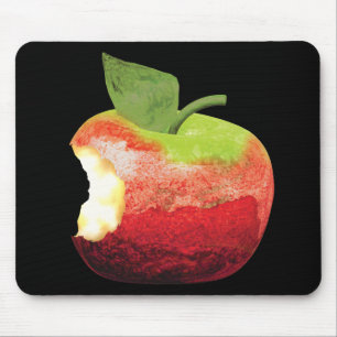 Gebissener Apfel Mousepad