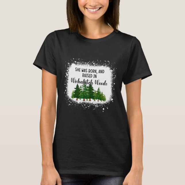 geblasen wurde sie Geboren und in Wishabitch Woo a T-Shirt (Vorderseite)