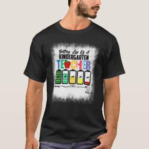 Gebleicht Batterie Lebensdauer eines Kindergartenl T-Shirt