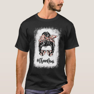 gebleicht Cheer Noni Messy Bun Cheerleader Mother T-Shirt