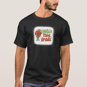 Gebleicht Hallo Lehrer der 3. Klasse Schüler Erste T-Shirt