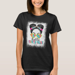 gebleicht Hallo vierte Klasse wenig Miss zurück zu T-Shirt