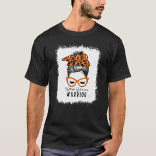 Gebleicht Multiple Sklerose Krieger Unordentlicher T-Shirt
