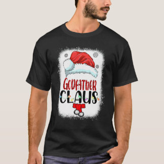 Gebleicht Santa Pate Claus Weihnachten passend  T-Shirt