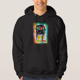 gebleicht Softball Mama Leben mit Leopard und Mess Hoodie