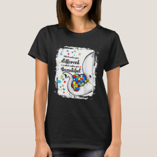 gebleicht, was macht Sie anders Mama Autismus Kind T-Shirt