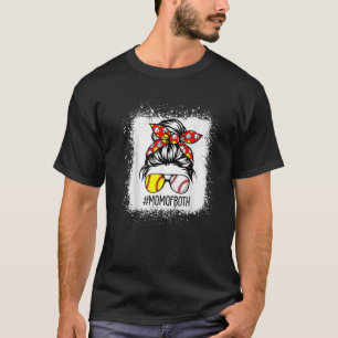 gebleichte Mama beider Softball T-Shirt
