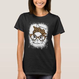 gebleichte Rabbit Bunny Wearing Leopard Brillen Ni T-Shirt