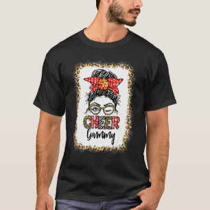 Gebleichtes Cheer Gammy Cheerleading Unordentliche T-Shirt