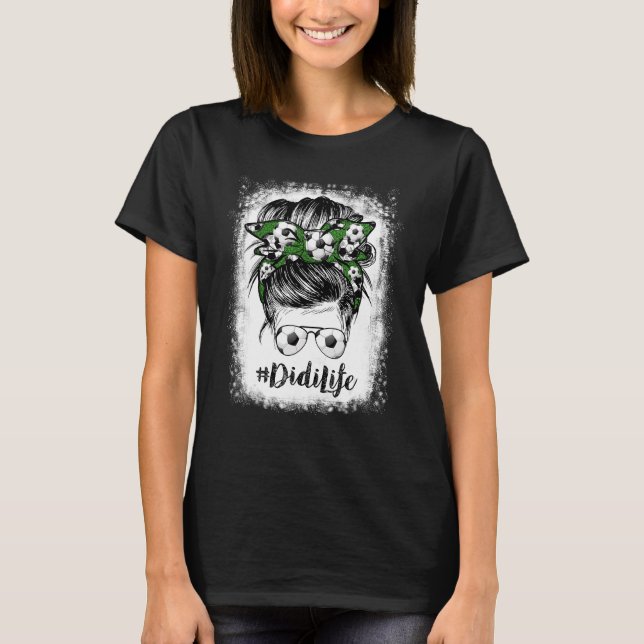 gebleichtes Fußball Didi Messy Bun Soccer T-Shirt (Vorderseite)