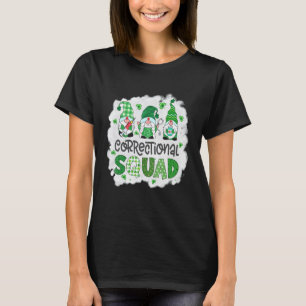 Gebleichtes Korrekturteam Gnomies St Patricks Da T-Shirt