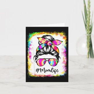 Gebleichtes Mutti-Leben unordentliche Dutten-Binde Karte