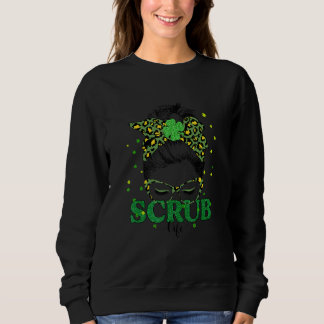 Gebleichtes Schrubben Leben Unordentlicher Knoten Sweatshirt