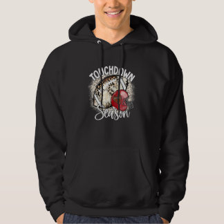Gebleichtes Touchdown-Saison American Football Gam Hoodie