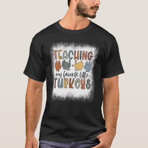 Geblendete Lehre Mein kleiner Truthühner Danke T-Shirt