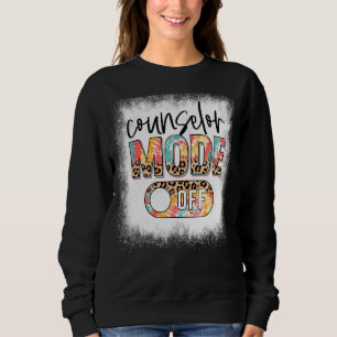 Geblendeter Counselor-Modus Aus Leopard und Gefärb Sweatshirt