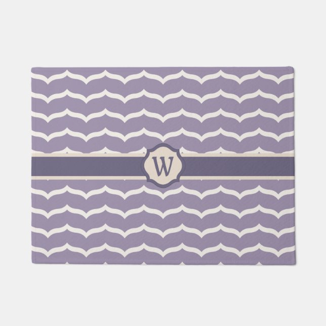 Geblüht Zigzag Doormat Fußmatte (Vorderseite)