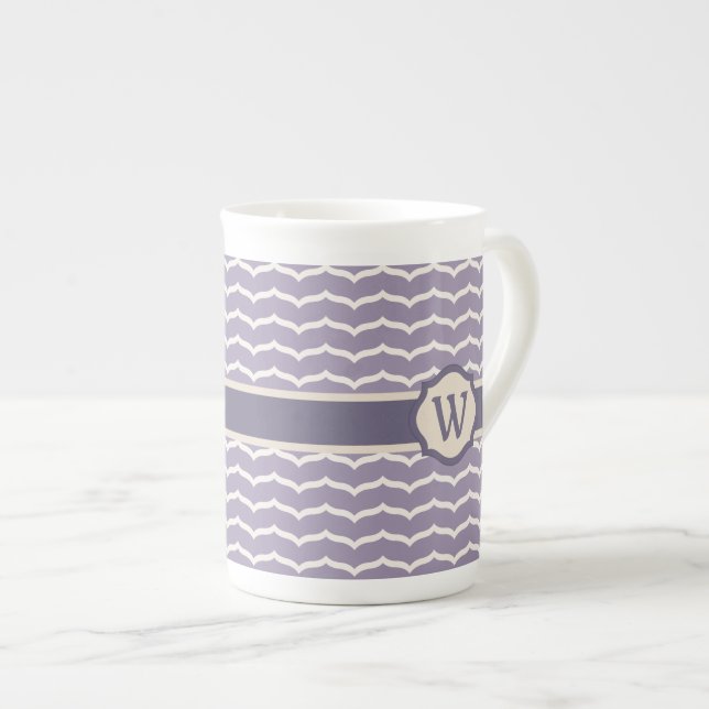 Geblüht Zigzag-Tasse Prozellantasse (Vorderseite Rechts)