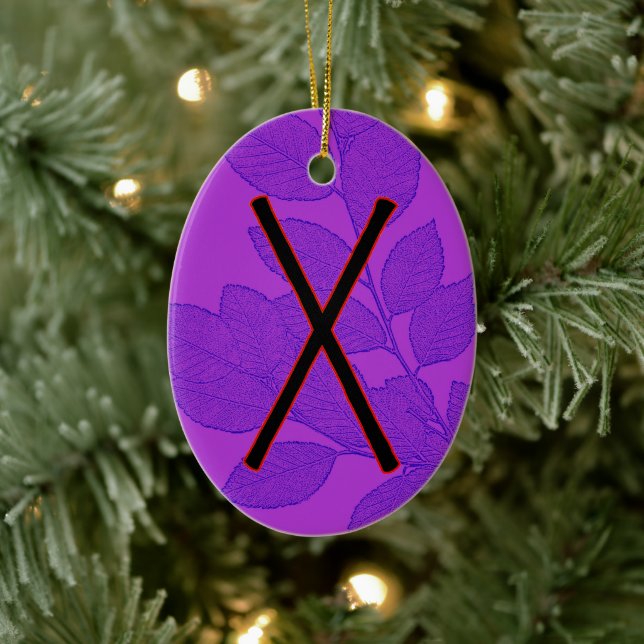 Gebo Viking Rune Ornament - Einheit! (Baum)