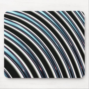 Gebogene Linien nah oben von einem Fraktal Mousepad