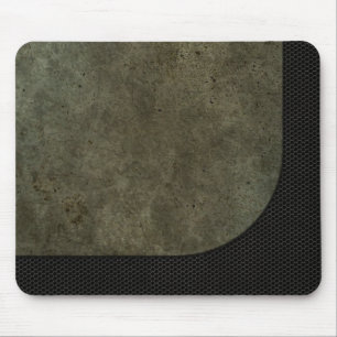 Gebogene Stahlplatten-Grafik auf industrieller Mousepad