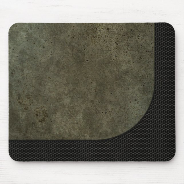 Gebogene Stahlplatten-Grafik auf industrieller Mousepad (Vorne)