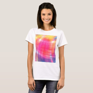 Gebogene Tie Dye T-Shirt