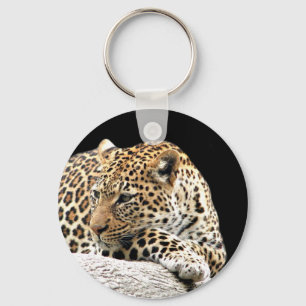 Gebohrter Leopard-Schlüsselanhänger Schlüsselanhänger