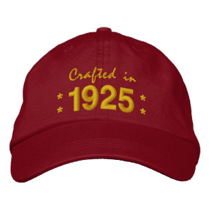 Geboren 1925 oder jedes Jahr 90. Geburtstag V03 RE Bestickte Kappe