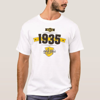 geboren 1935 (choco&gelb) T-Shirt