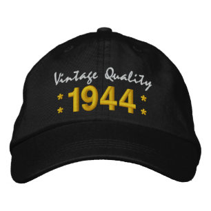 Geboren 1944 oder jedes Jahr 70. Geburtstag V01A S Bestickte Kappe