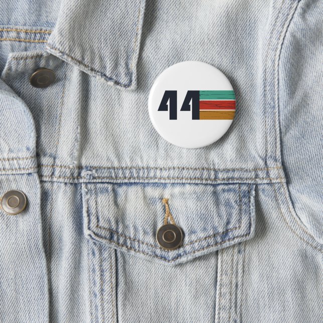 geboren 1944 Vintager Geburtstag Button (Beispiel)