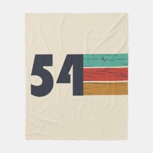 geboren 1954 Vintager Geburtstag Fleecedecke