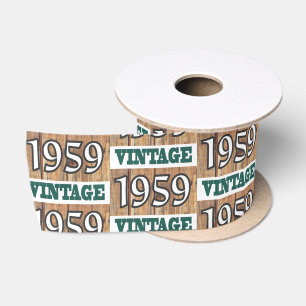 Geboren 1959 satinband