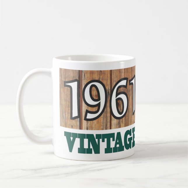 Geboren 1961 - Geburtstagsfeier Kaffeetasse (Links)