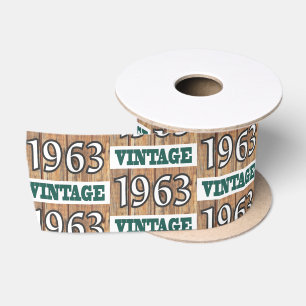 Geboren 1963 satinband