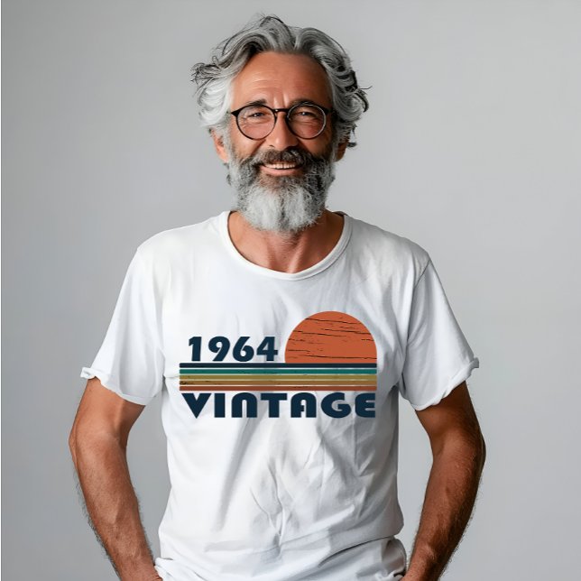 Geboren 1964 Vintager Geburtstag T-Shirt (Von Creator hochgeladen)